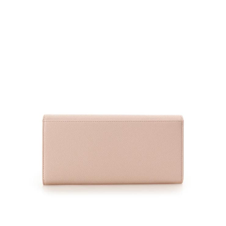 ベルトデザイン バイカラーかぶせ長財布[品番：STJW0013509