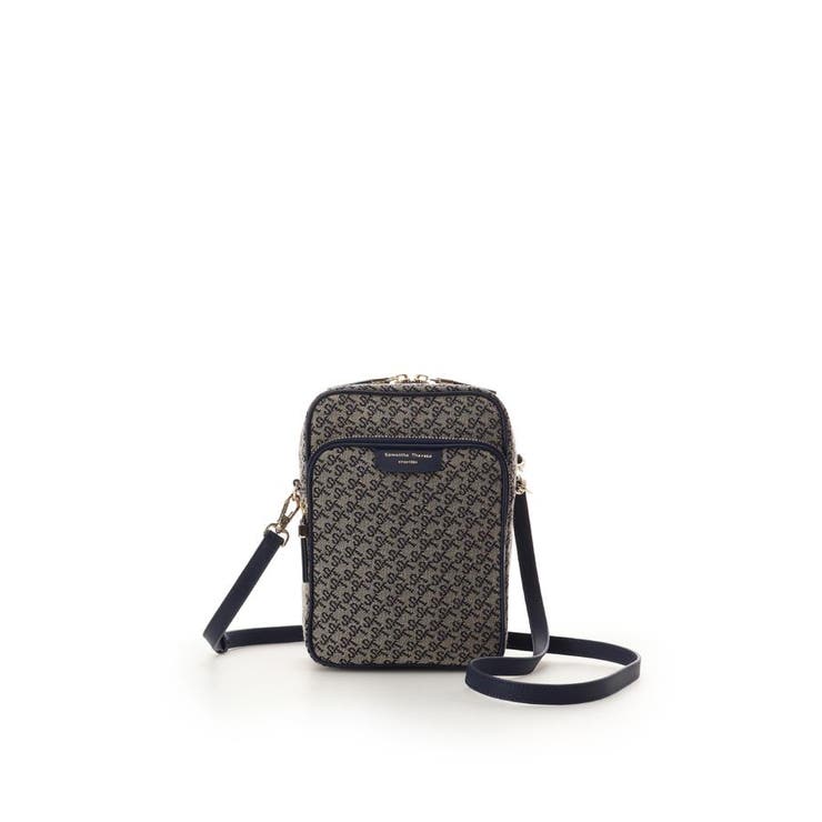 ネイビー | ST Jacquard ショルダーバッグ | Samantha Thavasa