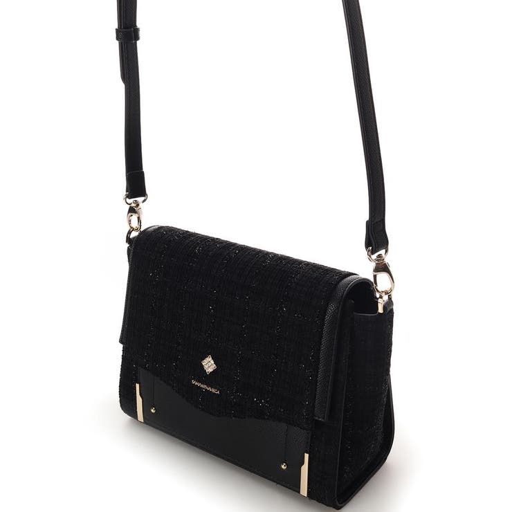 新色ツイードダイヤカットショルダーバッグ | SAMANTHAVEGA | 詳細画像3 