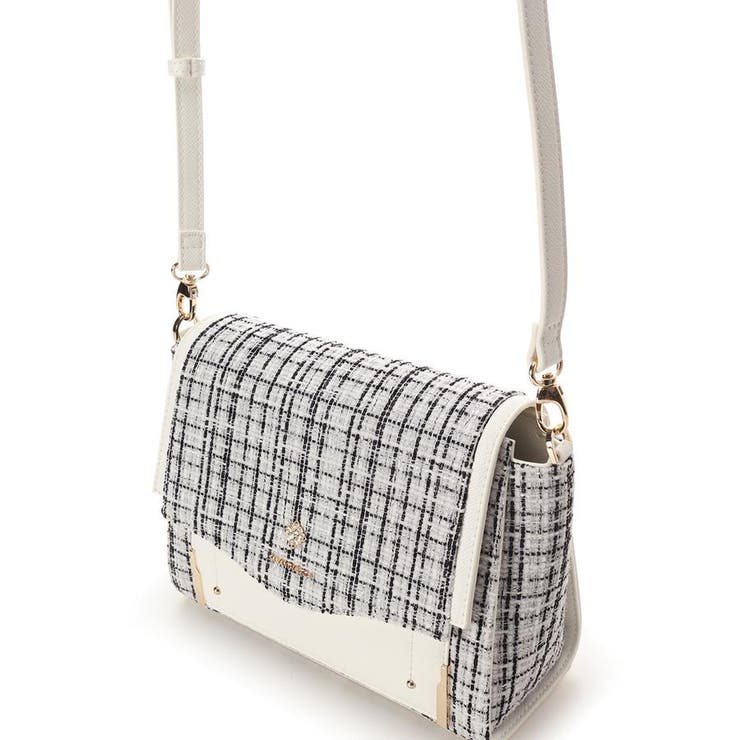 新色ツイードダイヤカットショルダーバッグ | SAMANTHAVEGA | 詳細画像10 