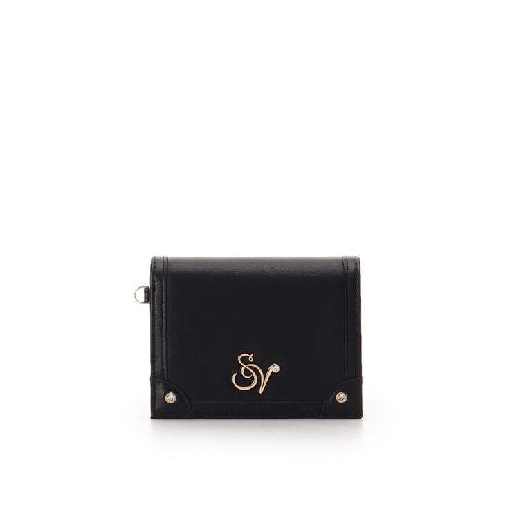 ブラック | ロゴ金具折財布 | SAMANTHAVEGA