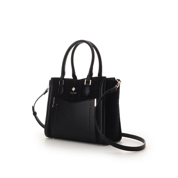 新色ツイードダイヤカットハンドバッグ | SAMANTHAVEGA | 詳細画像2 