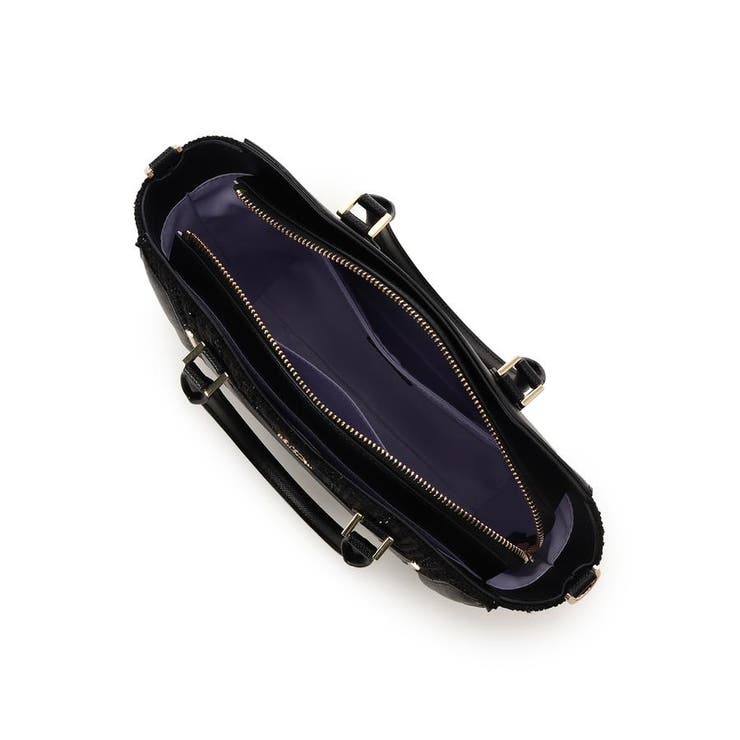 新色ツイードダイヤカットハンドバッグ | SAMANTHAVEGA | 詳細画像6 