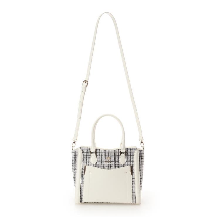 新色ツイードダイヤカットハンドバッグ | SAMANTHAVEGA | 詳細画像14 