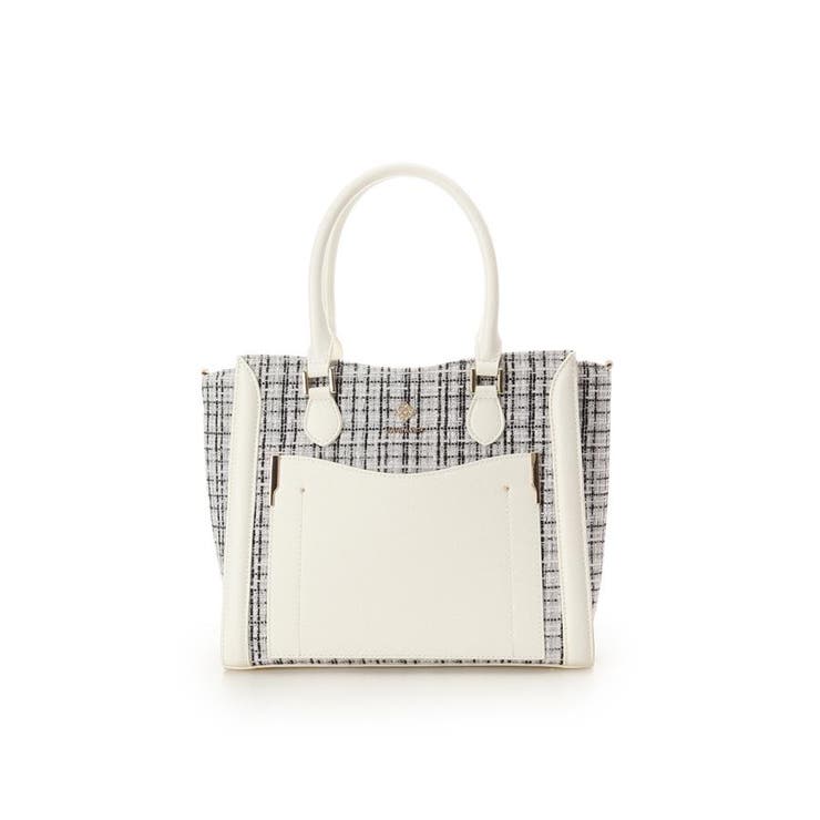 新色ツイードダイヤカットハンドバッグ | SAMANTHAVEGA | 詳細画像8 