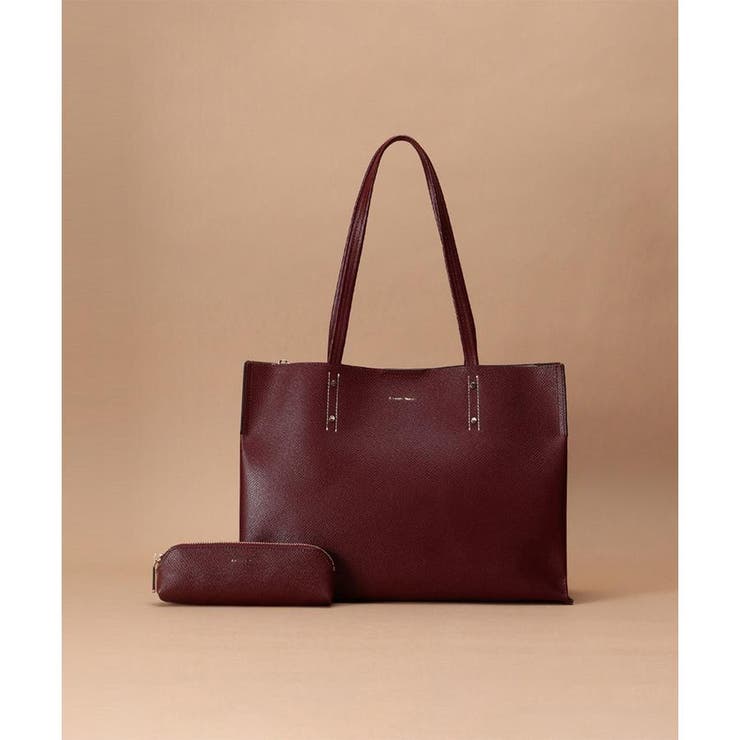 ペンケース付きレザートートバッグ[品番：STJW0000229]｜Samantha 