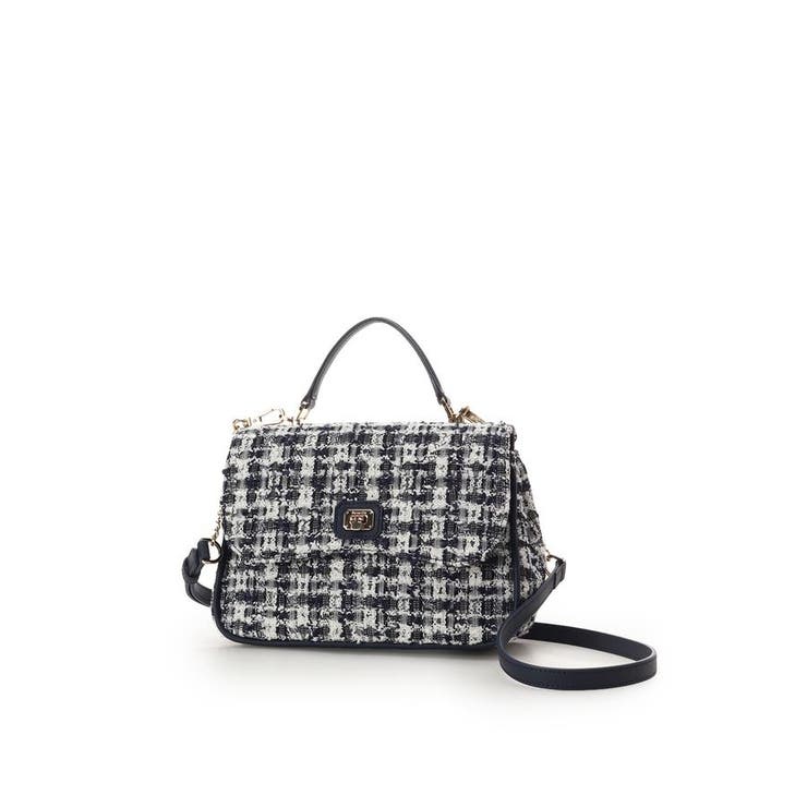 オリジナル金具ツイード ワンハンドルバッグ | Samantha Thavasa | 詳細画像12 