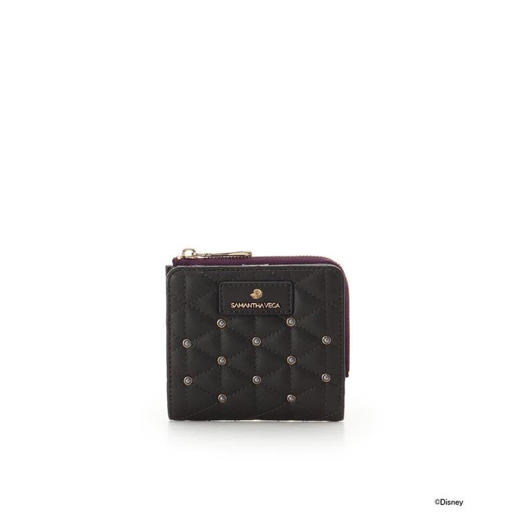 ダークグレー | ディズニーヴィランズコレクション 「アースラ」 折財布 | SAMANTHAVEGA