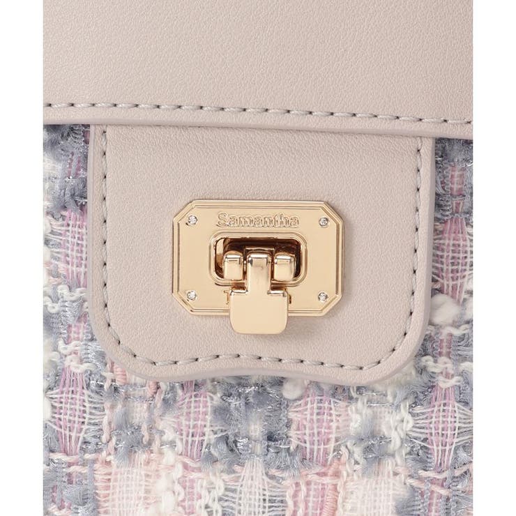 オリジナル金具ツイード バニティバッグ | Samantha Thavasa | 詳細画像5 