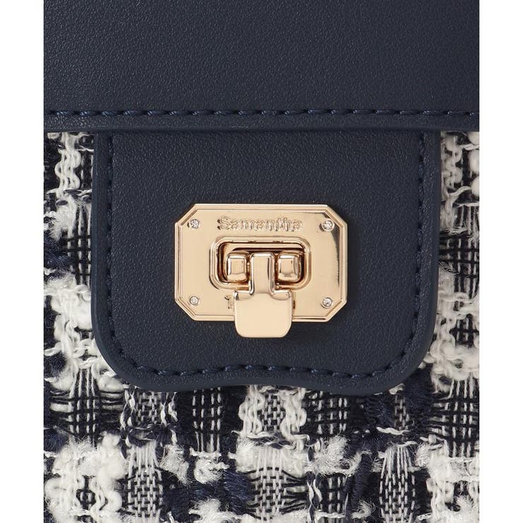 オリジナル金具ツイード バニティバッグ | Samantha Thavasa | 詳細画像11 