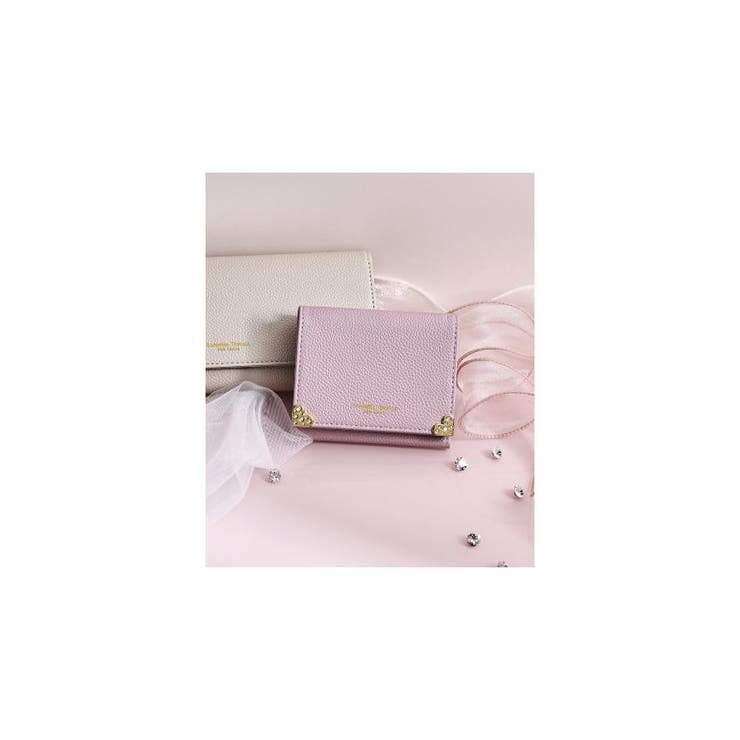ピンク | ハート金具 折財布 | Samantha Thavasa Petit Choice