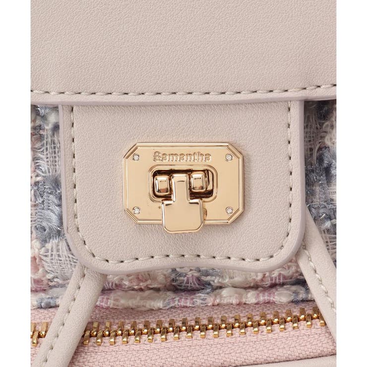 オリジナル金具ツイード リュック | Samantha Thavasa | 詳細画像5 