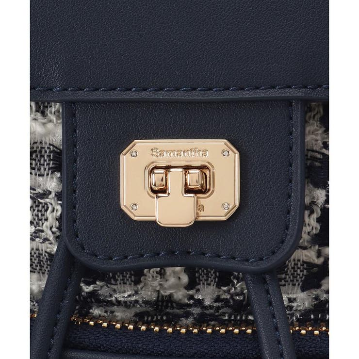 オリジナル金具ツイード リュック | Samantha Thavasa | 詳細画像11 