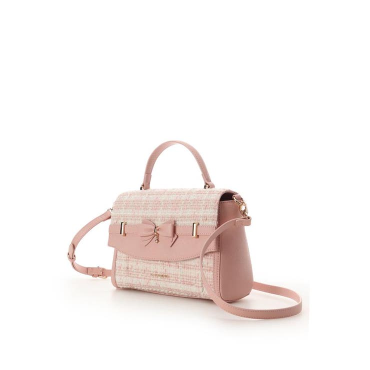 新色ツイードアクセントリボンショルダーバッグ | SAMANTHAVEGA | 詳細画像7 