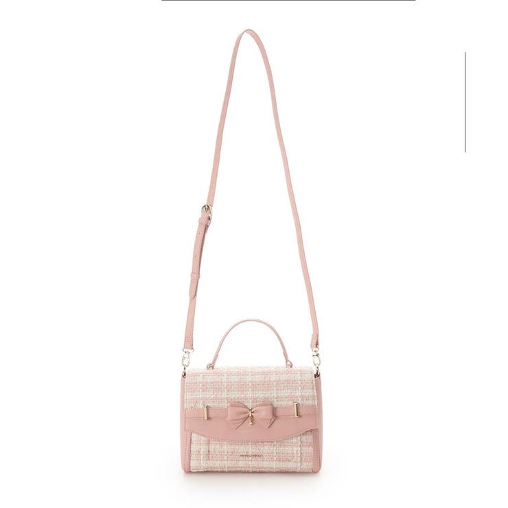 新色ツイードアクセントリボンショルダーバッグ | SAMANTHAVEGA | 詳細画像12 