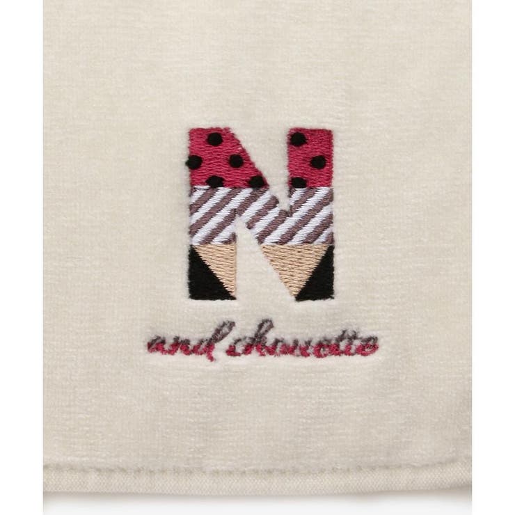 イニシャルハンカチタオル N | & chouette | 詳細画像3 