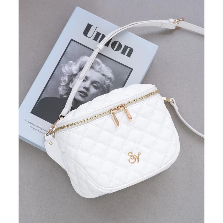 ダブルステッチダイヤキルトショルダーバッグ | SAMANTHAVEGA | 詳細画像8 