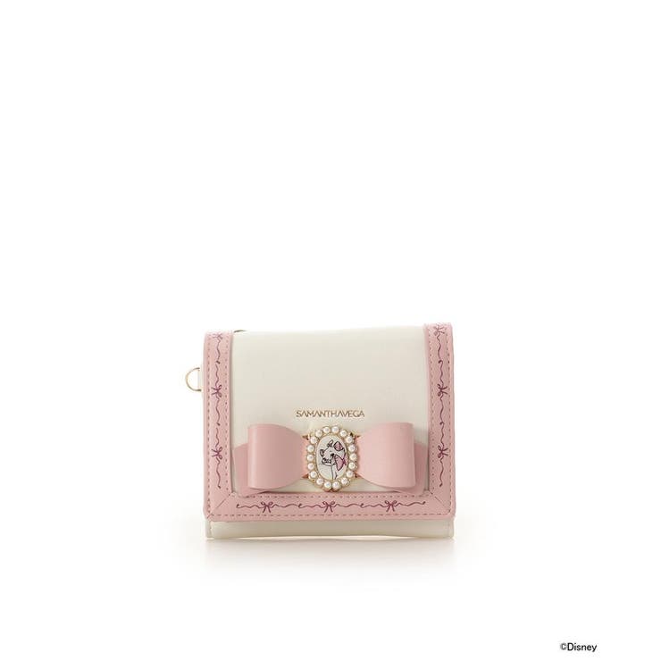 ホワイト | 『おしゃれキャット マリー』コレクション 折財布 | SAMANTHAVEGA