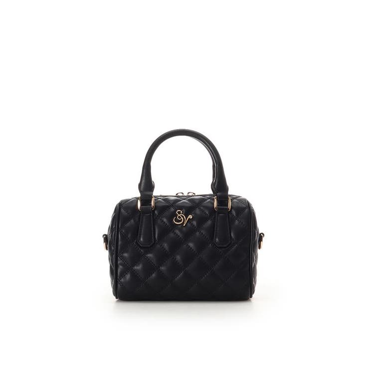 ダブルステッチダイヤキルトハンドバッグ | SAMANTHAVEGA | 詳細画像1 