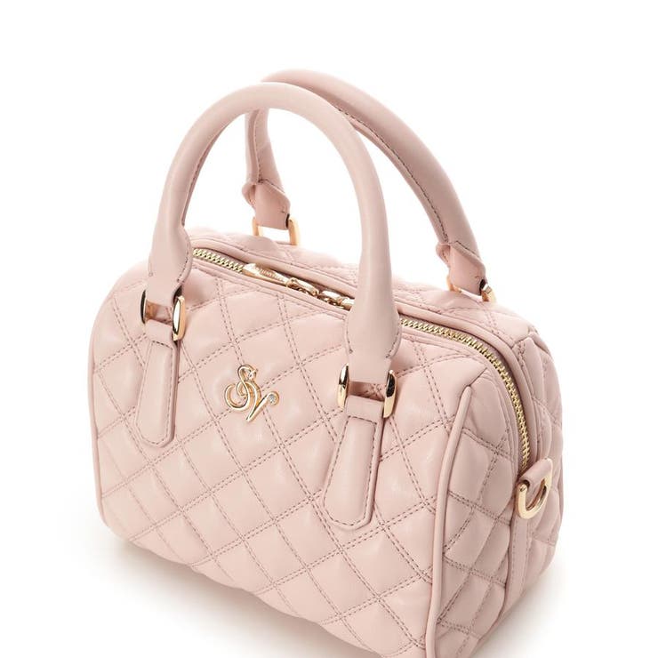 ダブルステッチダイヤキルトハンドバッグ | SAMANTHAVEGA | 詳細画像17 