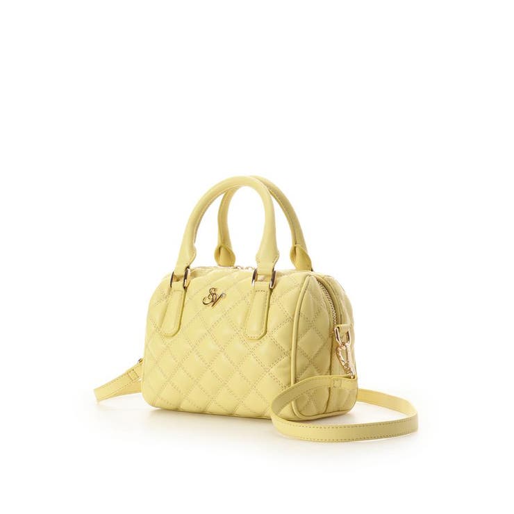 ダブルステッチダイヤキルトハンドバッグ | SAMANTHAVEGA | 詳細画像24 