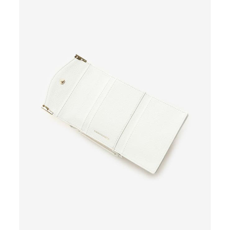 ブラック】ツイードダイヤカット折財布[品番：STJW0011919