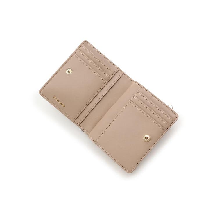 デザインステッチ 配色シンプル折財布 | & chouette | 詳細画像4 