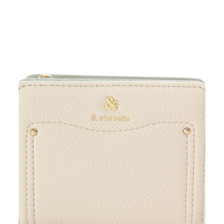 デザインステッチ 配色シンプル折財布 | & chouette | 詳細画像11 
