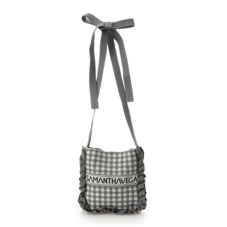 ニットギンガムショルダーバッグ | SAMANTHAVEGA | 詳細画像6 