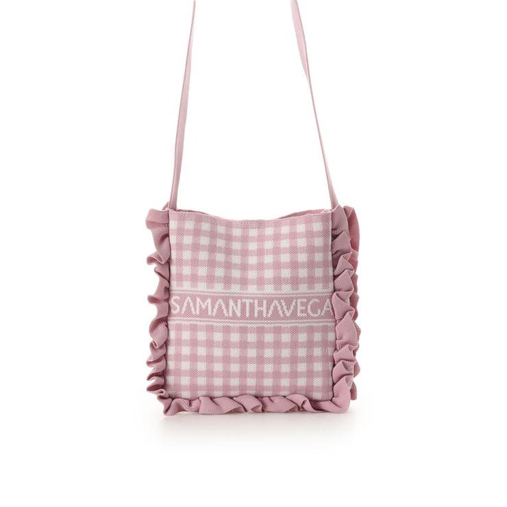 ニットギンガムショルダーバッグ | SAMANTHAVEGA | 詳細画像10 