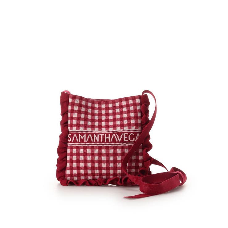 ニットギンガムショルダーバッグ | SAMANTHAVEGA | 詳細画像15 