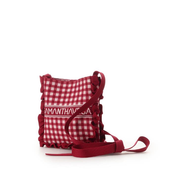 ニットギンガムショルダーバッグ | SAMANTHAVEGA | 詳細画像13 