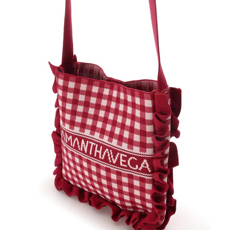 ニットギンガムショルダーバッグ | SAMANTHAVEGA | 詳細画像14 