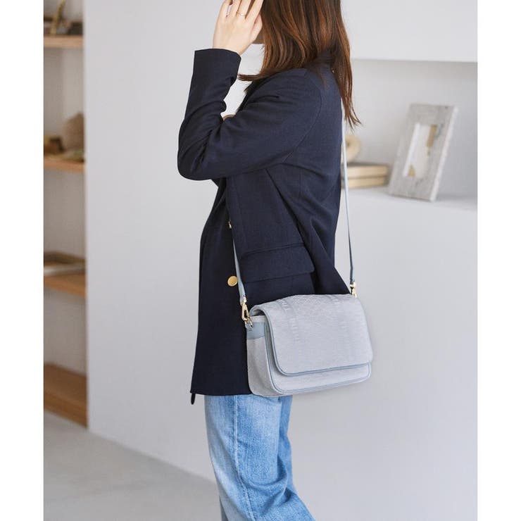 ステッチワークジャガード ショルダーバッグ | Samantha Thavasa | 詳細画像10 