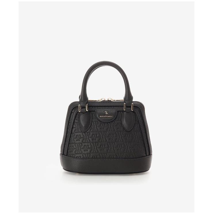 ダークグレー | エンボスクロスミニショルダーバッグ | SAMANTHAVEGA