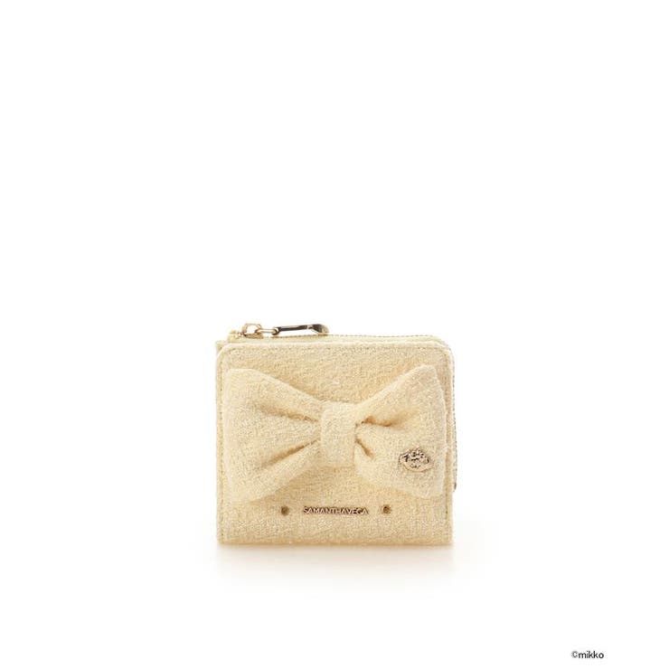 イエロー | Lil ala mode×SAMANTHAVEGAコレクション 二つ折財布 | SAMANTHAVEGA