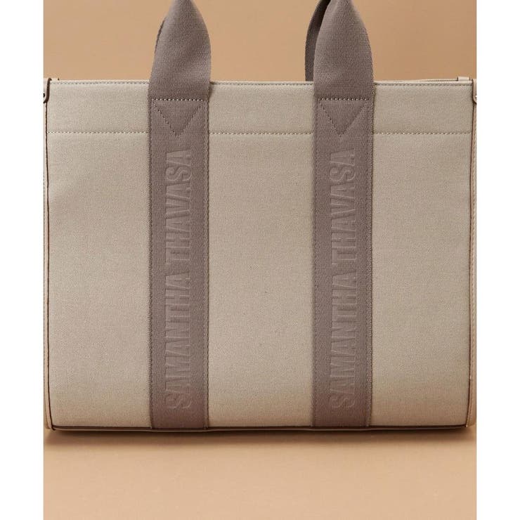 スクエアキャンバストート 大サイズ | Samantha Thavasa | 詳細画像31 