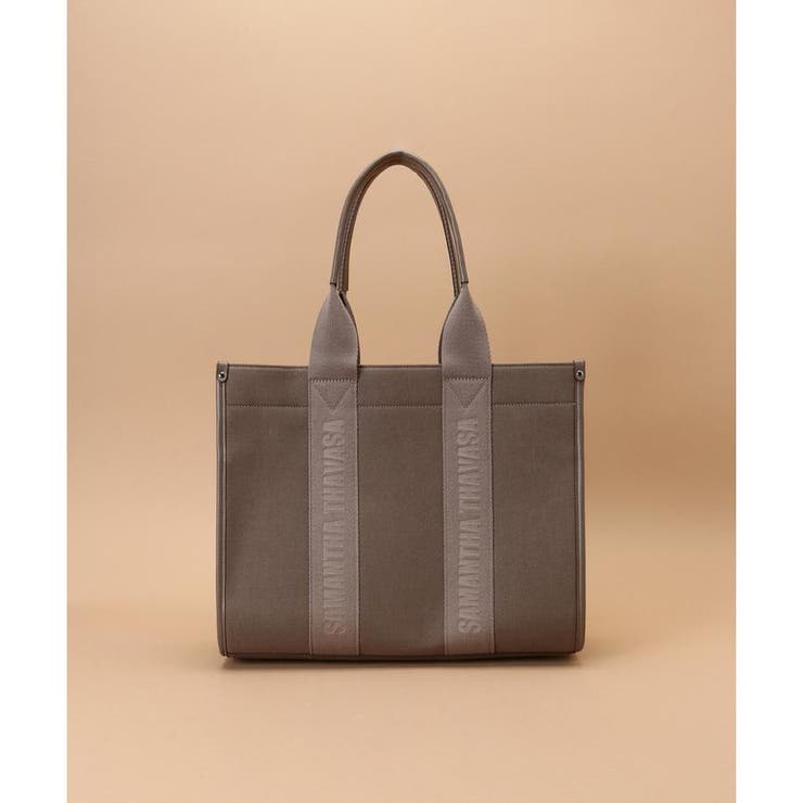 サマンサタバサ（Samantha Thavasa）/スクエアキャンバストート 大サイズ スクエアキャンバストート 大サイズ[品番：STJW0000878]｜Samantha