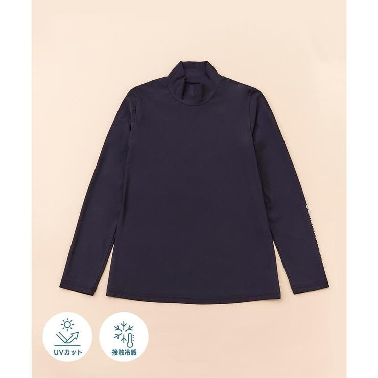 10％OFF！　サマンサタバサ　ゴルフUVインナー　Mサイズ　ホワイト ハイネック長袖UVインナー[品番：STJW0012933]｜Samantha GOLF