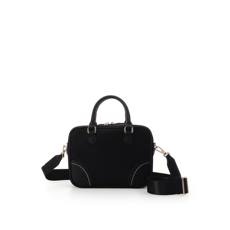 ナイロン×合皮 ハンドバッグ[品番：STJW0014495]｜Samantha