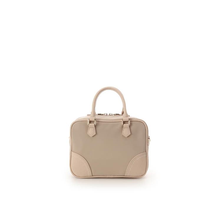 ナイロン×合皮 ハンドバッグ[品番：STJW0014495]｜Samantha