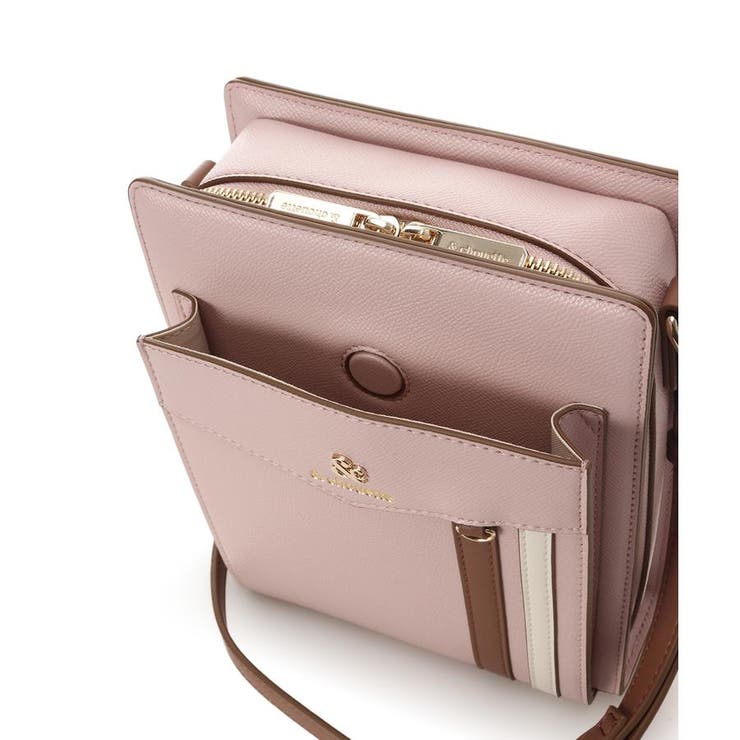 スポーティーライン縦型スクエアショルダーバッグ | & chouette | 詳細画像20 