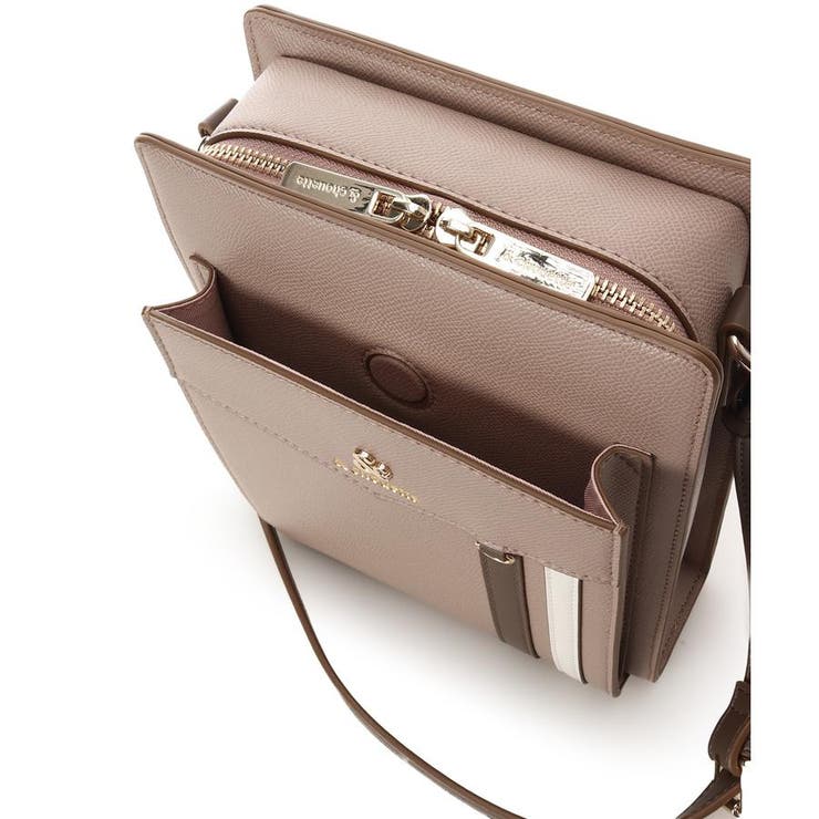 スポーティーライン縦型スクエアショルダーバッグ | & chouette | 詳細画像24 