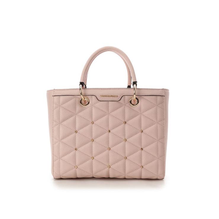 ピンク | キルティングスタッズスクエアバッグ | SAMANTHAVEGA