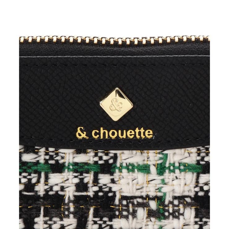 バイカラーツイード コインスルー長財布 | & chouette | 詳細画像6 
