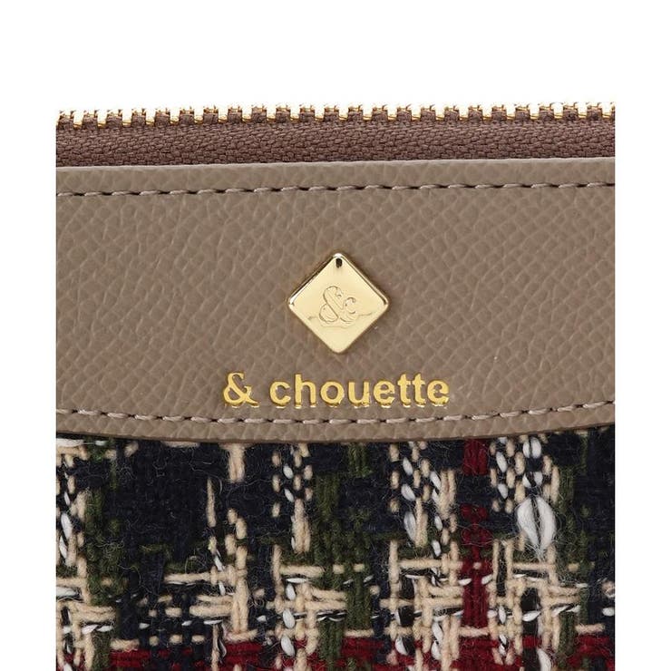 バイカラーツイード コインスルー長財布 | & chouette | 詳細画像19 
