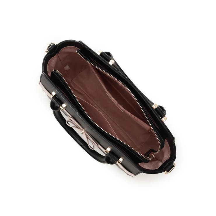 バイカラーアクセントリボンハンドバッグ | SAMANTHAVEGA | 詳細画像6 