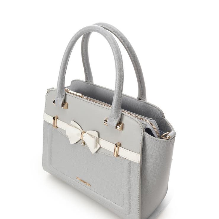 バイカラーアクセントリボンハンドバッグ | SAMANTHAVEGA | 詳細画像26 