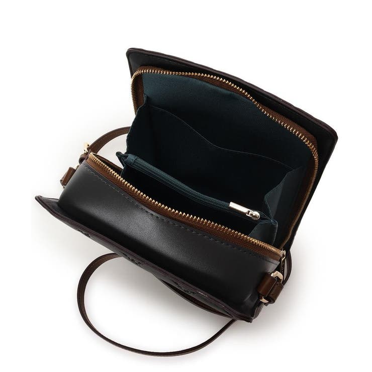 型押しモノグラム スクエアショルダーバッグ | & chouette | 詳細画像6 