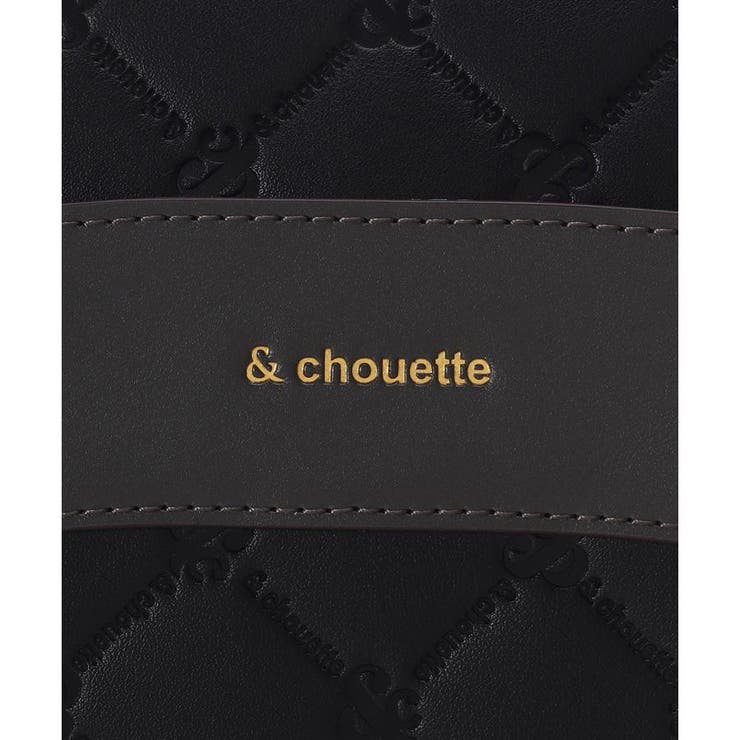 型押しモノグラム スクエアショルダーバッグ | & chouette | 詳細画像7 